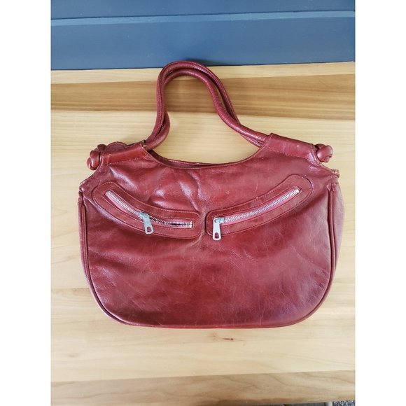70s Faux Leather‎ Handbag - Picture 1 of 7